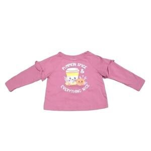 The Children's Place Pink Long Sleeve Size 12-18 Month Halloween Shirt